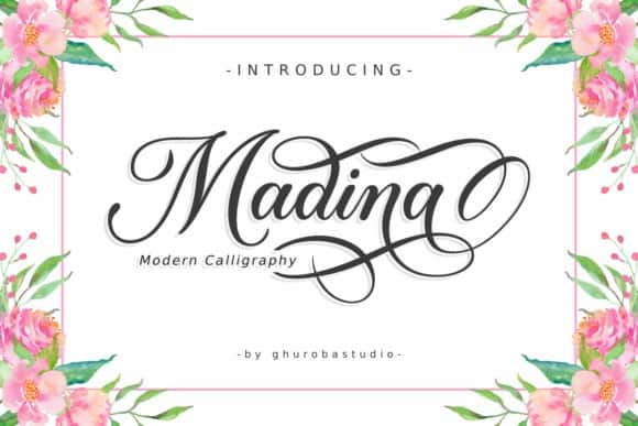 Madina Calligraphy Font - Download Free Font
