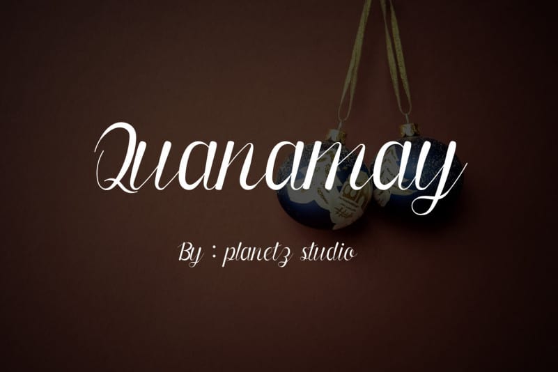 Quanamay Handwritten Font