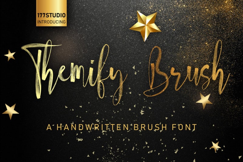 Themify Brush Font