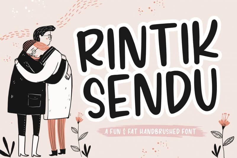 Rintik Sendu Handbrushed Font