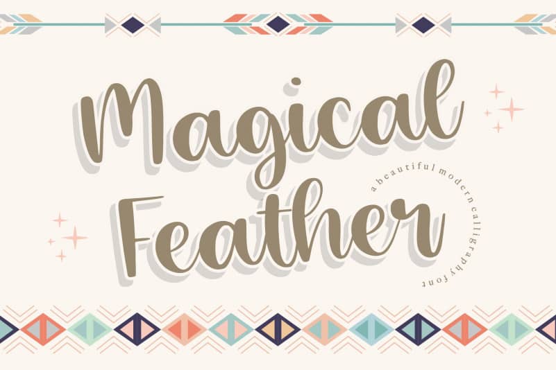 Magical Feather Modern Calligraphy Font