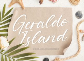 Geraldo Island Handwritten Font