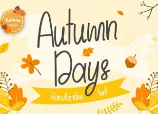 Autumn Days Handwritten Font