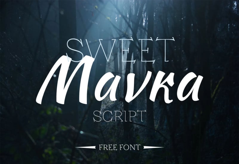 Sweet Mavka Script Font