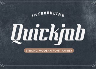 Quickjob Display Font