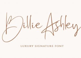 Billie Ashley Handwritten Font