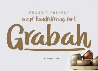 Grabah Script Font