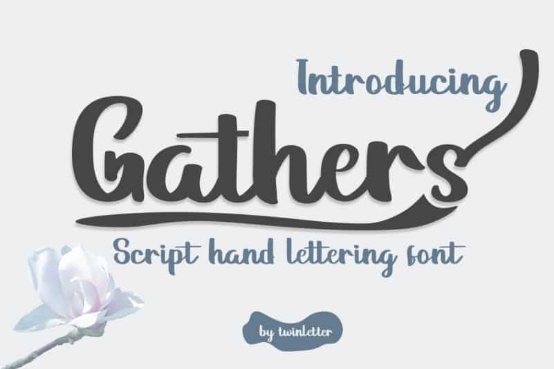 Garinstae Script Font, Webfont & Desktop