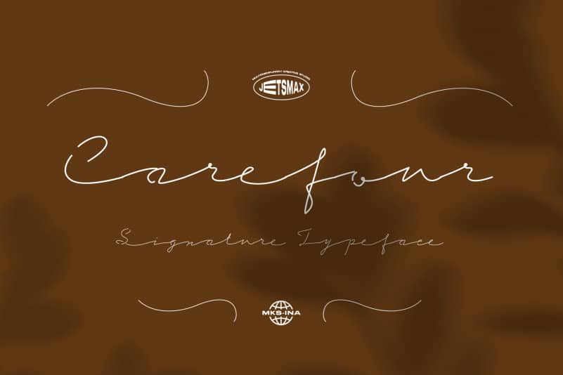 Carefour Signature Font