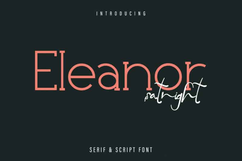 Eleanor Satnight Font Duo