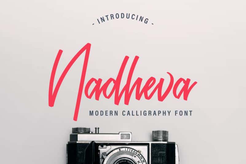 Nadheva Calligraphy Font