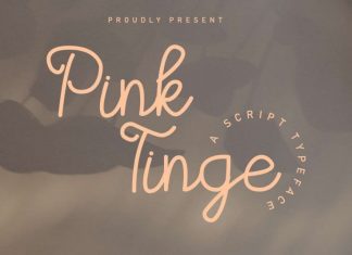 Pink Tinge Script Font