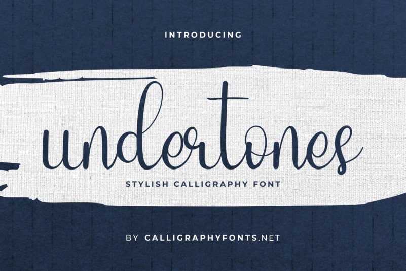 Undertones Script Font
