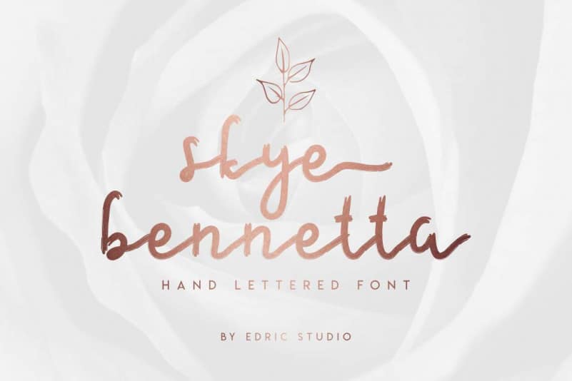Skye Bennetta Handwritten Font