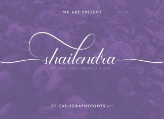 Shailendra Calligraphy Font