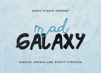 Mad Galaxy Script Font Duo