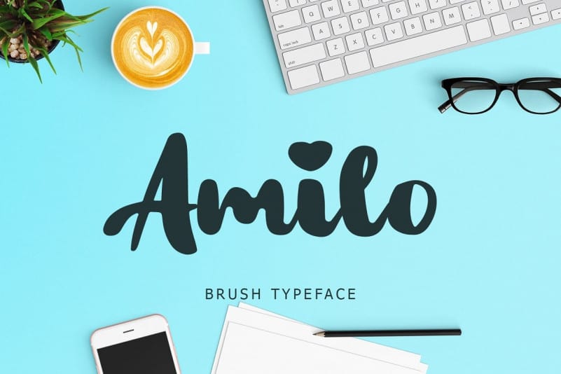 Amilo Bold Script Font