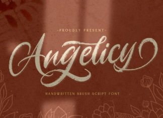 Angelicy Brush Font