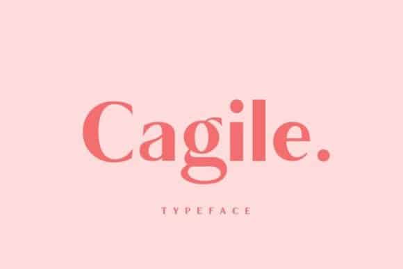 Cagile Sans Serif Font