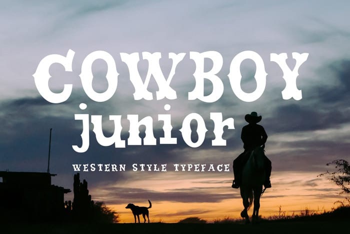 Cowboy Junior Display Font