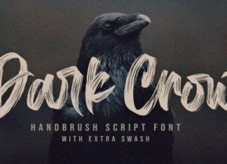 Dark Crow Brush Font