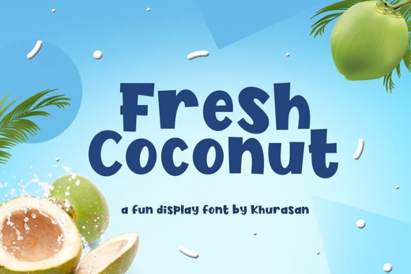 Fresh Coconut Display Font