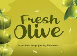 Fresh Olive Script Font