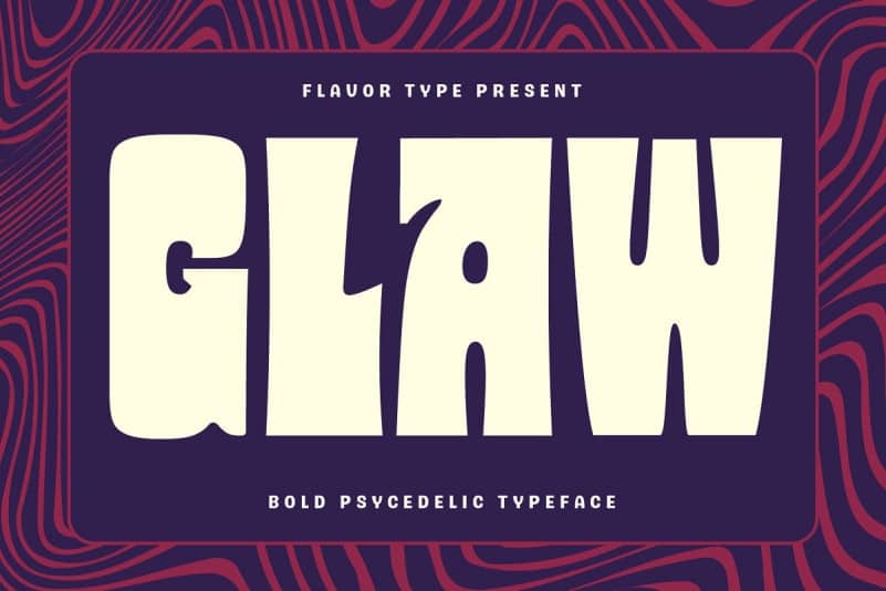 Glaw Display Font
