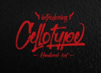 Cellotype Brush Font