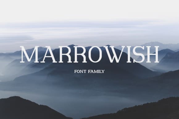 Marrowish Slab Serif Font