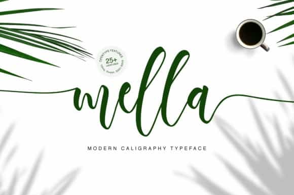 Mella Calligraphy Font