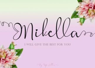 Mikella Calligraphy Font