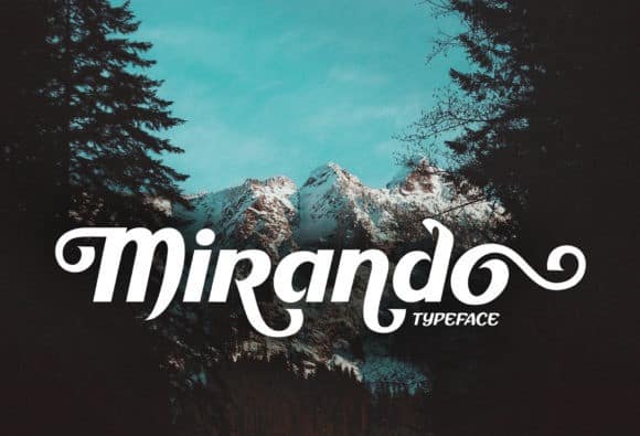 Mirando Display Font