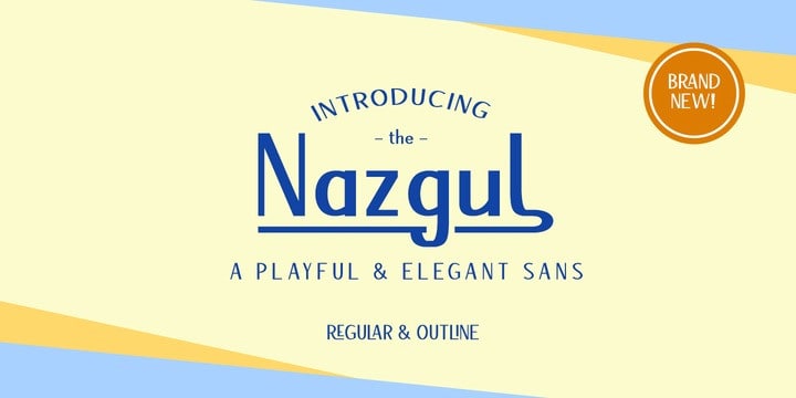 Nazgul Sans Serif Font