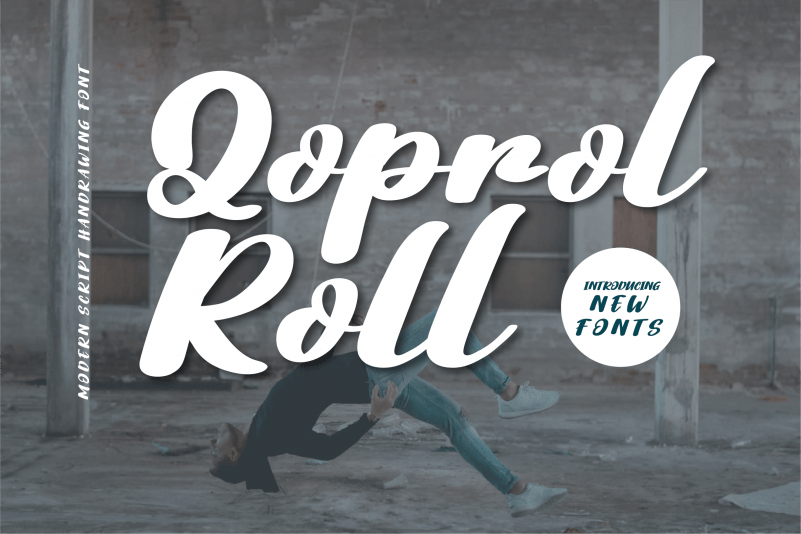 Qoprol Roll Script Font