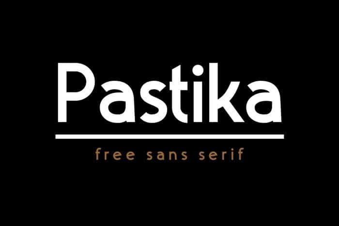 Pastika Sans Serif Font