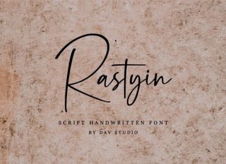 Rastyin Handwritten Font