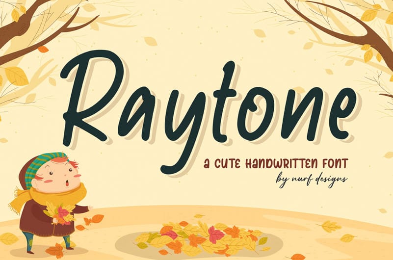 Raytone Script Font