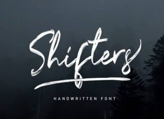 Shifters Brush Font