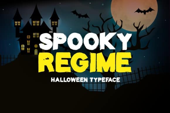Spooky Regime Display Font
