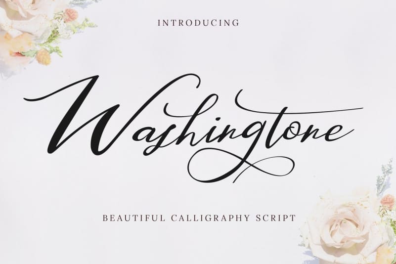 Washingtone Calligraphy Font