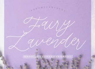 Fairy Lavender Monoline Handdraw Font