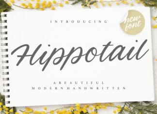 Hippotail Handwritten Font