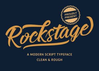 Rockstage Calligraphy Font