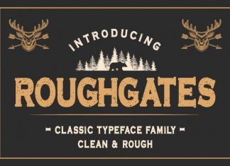 Roughgates Display Font