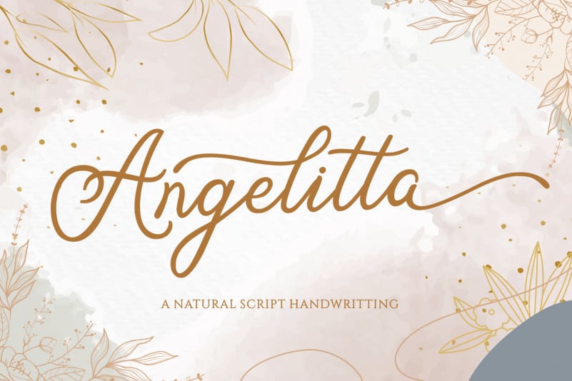 Angelitta Calligraphy Font