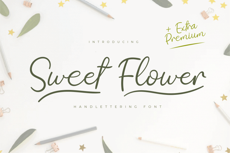 Sweet Flower Script Font