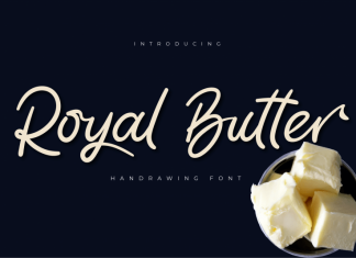 Royal Butter Script Font