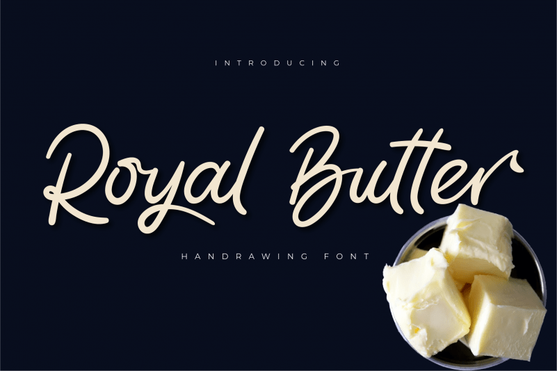 Royal Butter Script Font