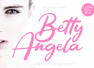 Betty Angel Script Font